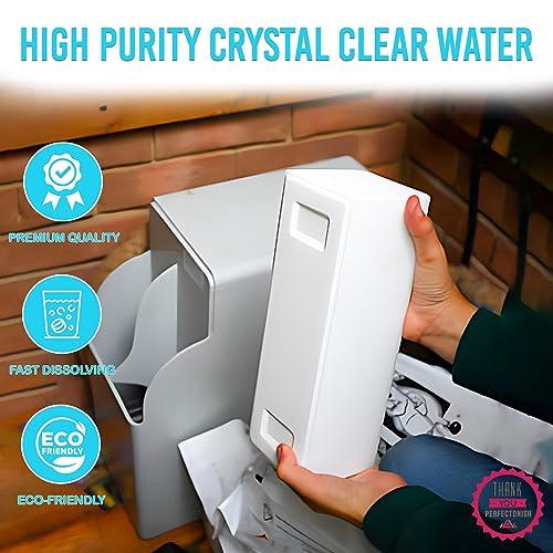 PERFECTONISH Perfectonish Pure Grade A Water Softener Salt Blocks -Fast Dissolving For Shinier Home | Water Softener Salt, Block Salt, Water Filtration & Softeners 2-Salt Blocks Per Bag (2)