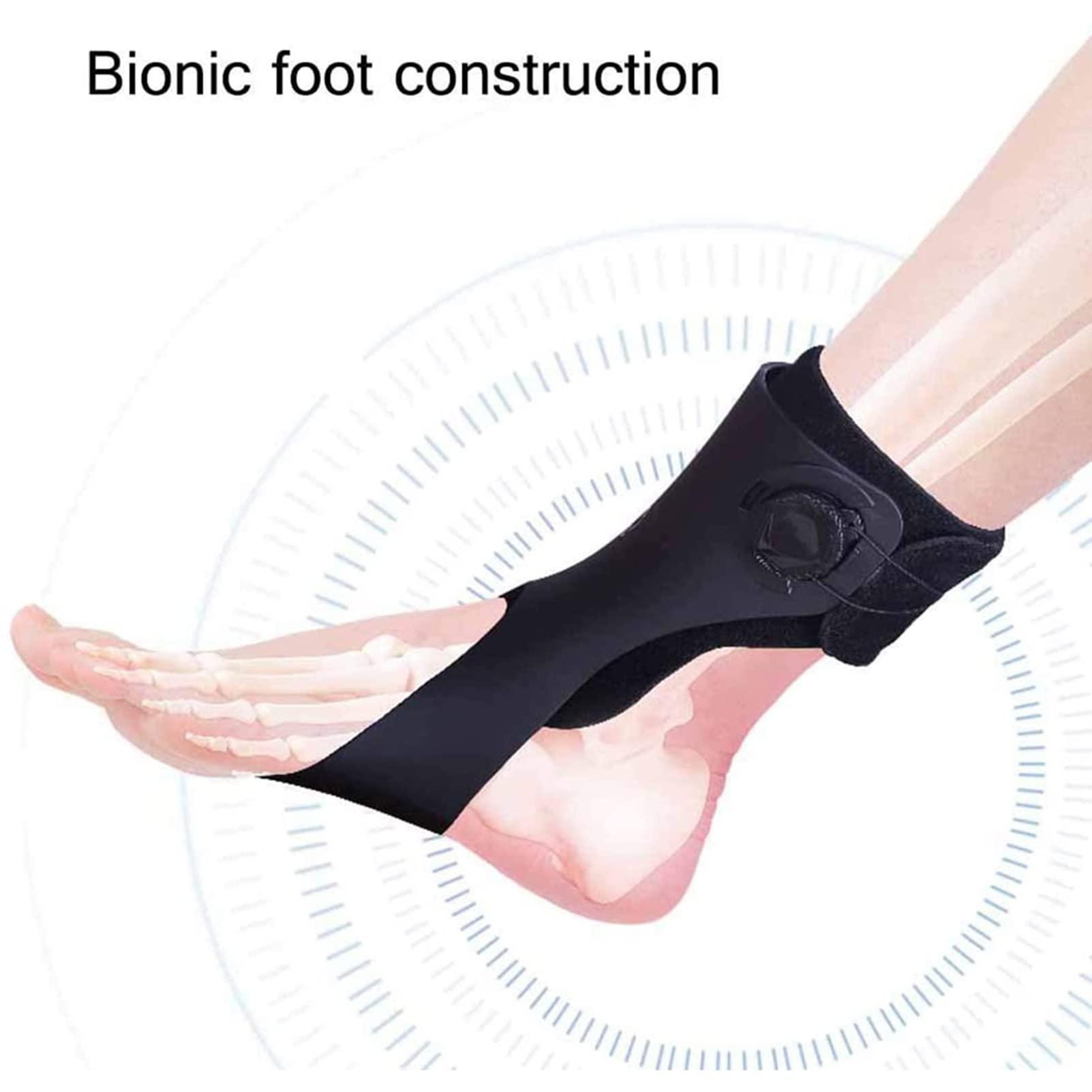 FreshCart Basics Foot Drop Orthosis, AFO Ankle Orthosis Splint Support, Adjustable Foot Drop Brace Corrector, for Improved Walking Gait, Pain Relief,for Hemipleia Stroke Shoes Walking