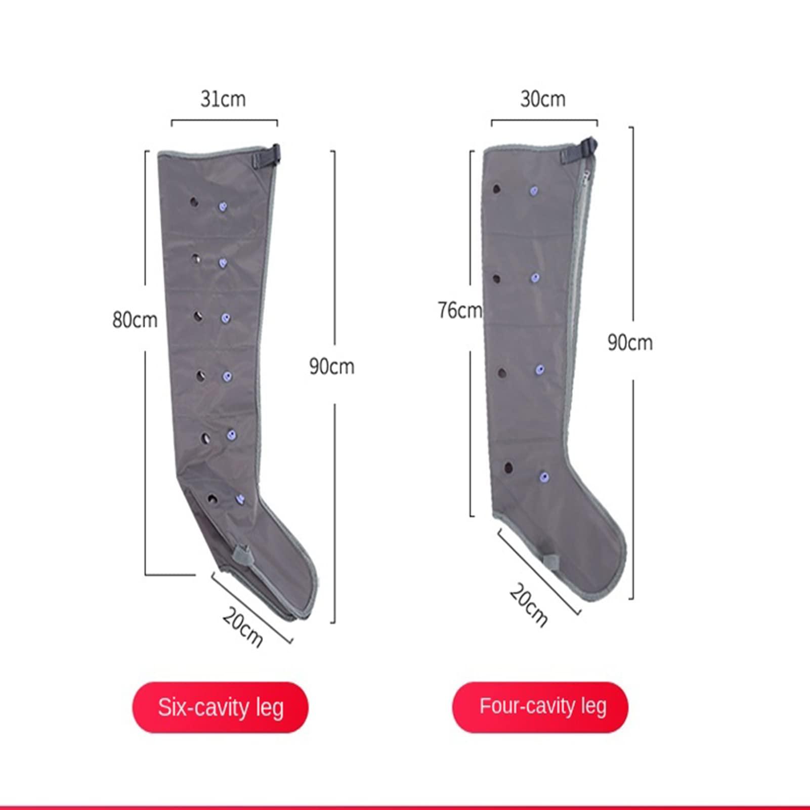 Generic Leg,Waist,Arm Air Compression Massager Recovery Boots Helps for Reduce Swelling,Muscle Relaxation Full Body Pressotherapy Healthcare Rehabilitation Physiotherapy,6 Cavity,Breathable