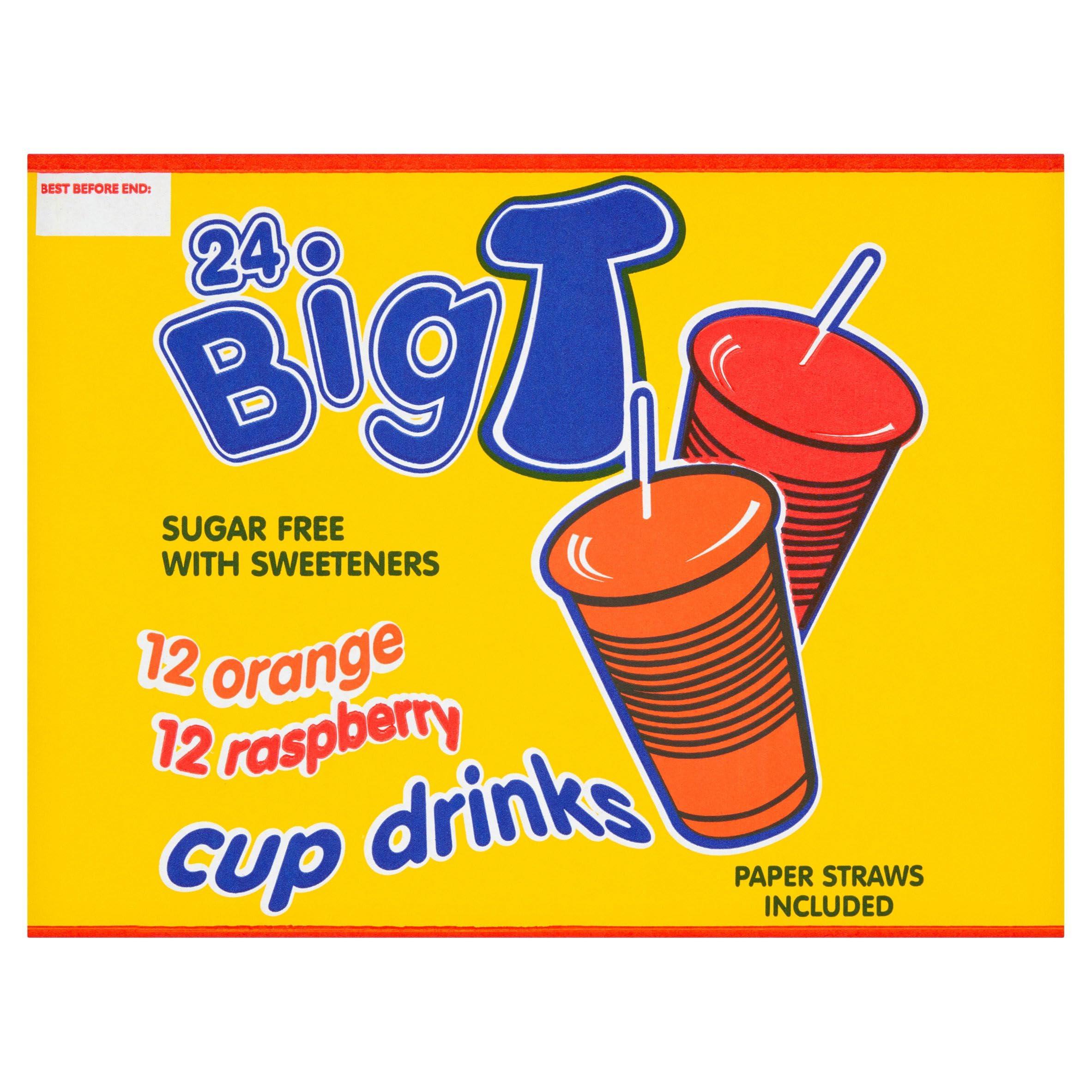Big Time Big Time 24 Flavoured Cup Drinks 24 x 200ml