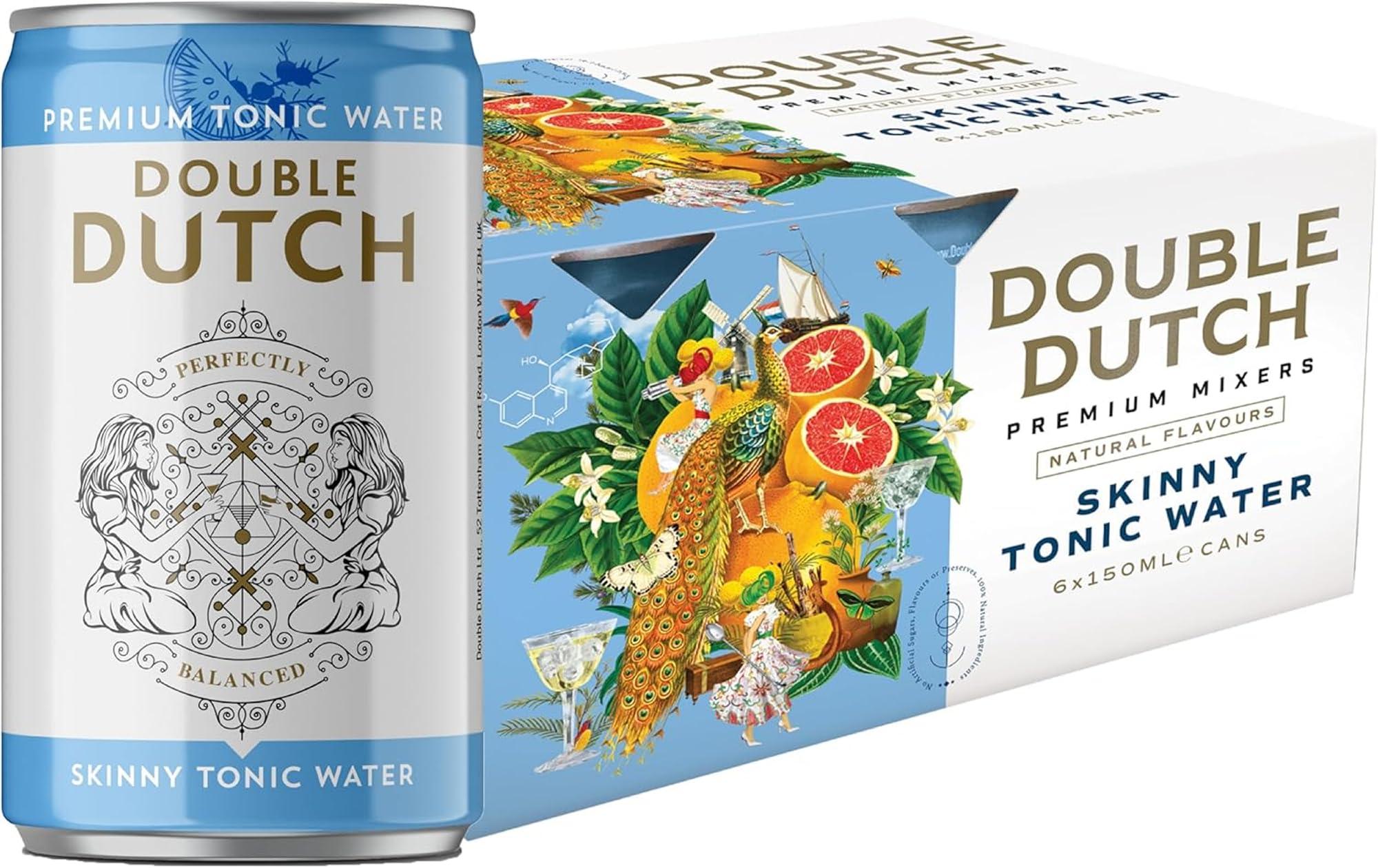 Double Dutch Double Dutch Skinny Tonic Water, 6 x 150ml