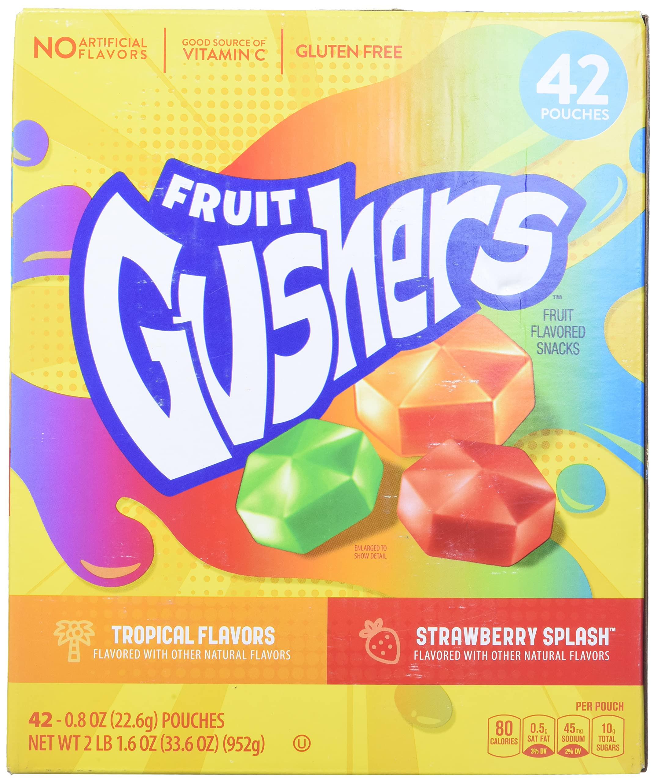 Gushers Betty Crocker Fruit Gushers Snacks, 42 Count, 952 g