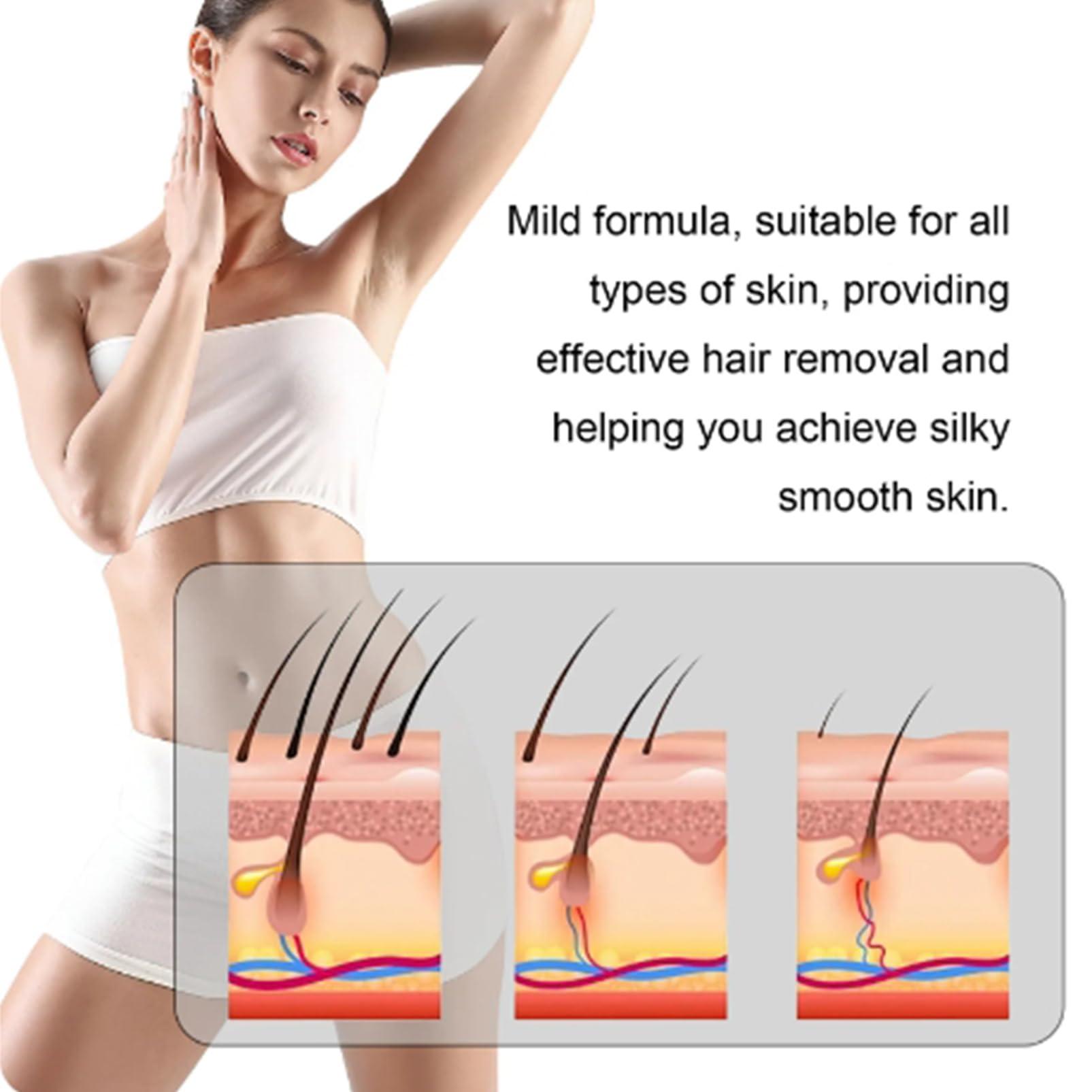 HERBENJOY Facial Hair Removal Wax Strips - Women's Facial Hair Removal Wax Strips, Includes 24 Strips of Facial Hair Removal, Long Lasting Smoothness, Eyebrow Cold Removal Wax Strips, Double Sided Use