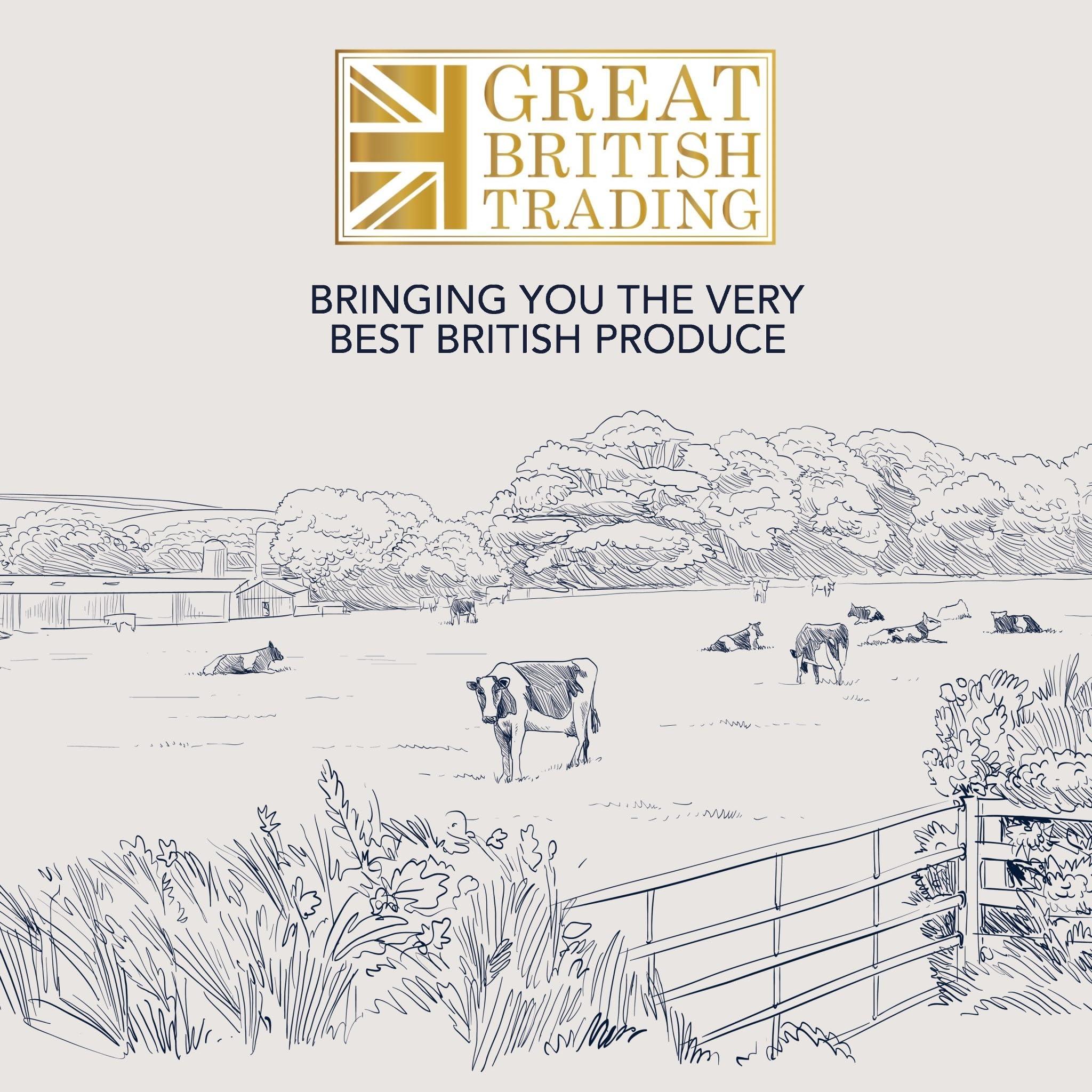 GREAT BRITISH TRADING LIMITED Afternoon Tea Gift Hamper with Scones, Strawberry Jam, Clotted Cream, Tea Bags and Shortbread, from Great British Trading