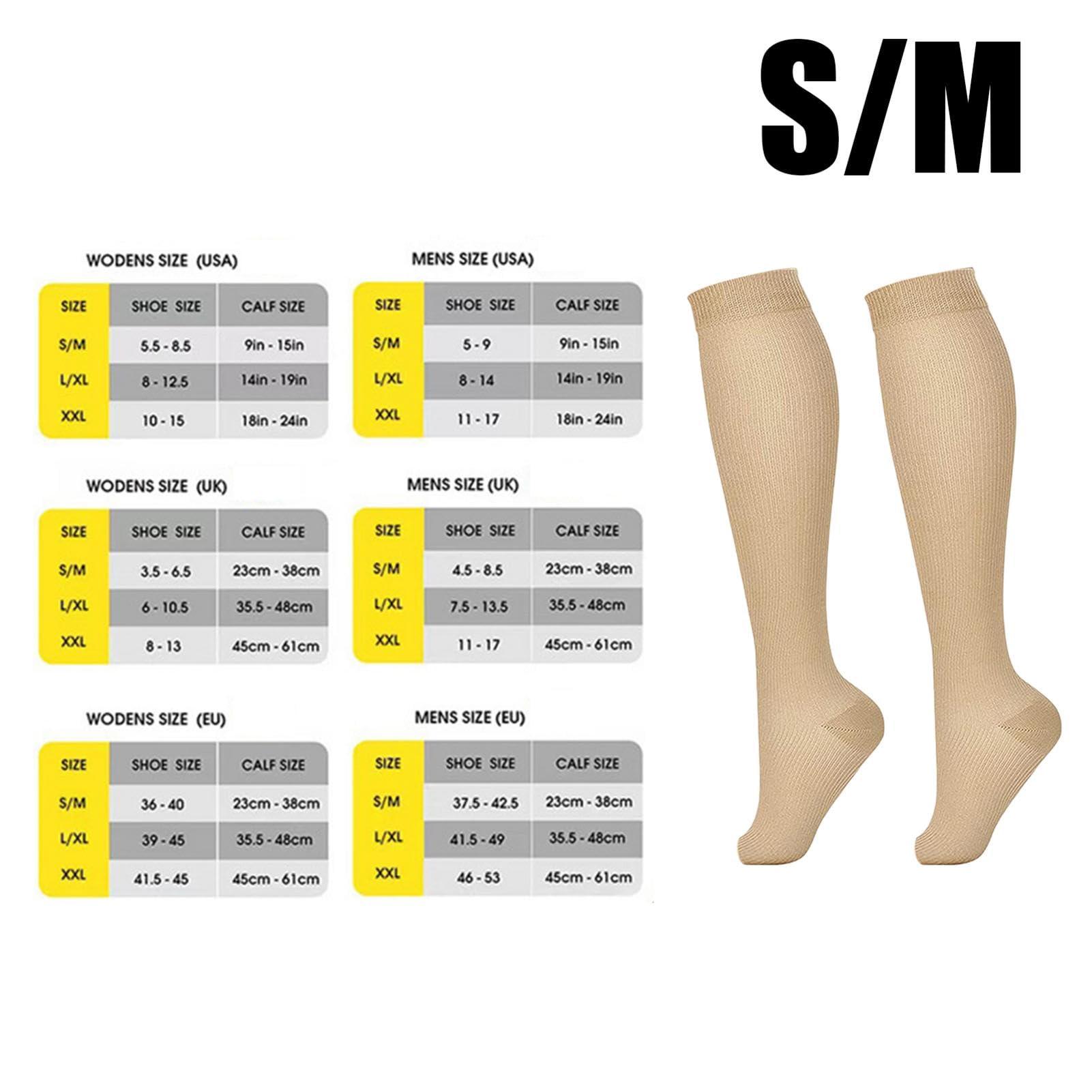 Generic Open Toe Compression Socks - Compression Socks Women With Open Toe - Knee High Support Stockings Compression Socks Knee High Anti Fatigue Socks