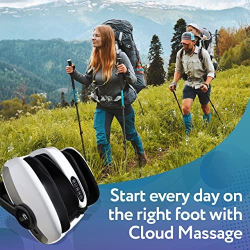 Cloud Massage Cloud Massage Shiatsu Foot Massager Machine -Increases Blood Flow Circulation, Deep Kneading, with Heat Therapy -Deep Tissue, Plantar Fasciitis, Diabetics, Neuropathy
