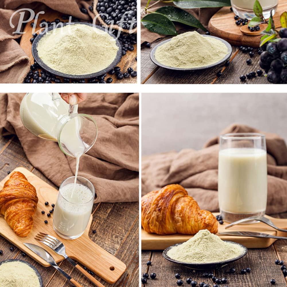 Plant Gift Plant Gift 100% Pure Black Bean Powder Natural Meal Powder, Great Flavor for Drinks, Smoothie and Beverages, Non-GMO Powder - No Filler, No additives, Yogurt and More 100G/3.25oz