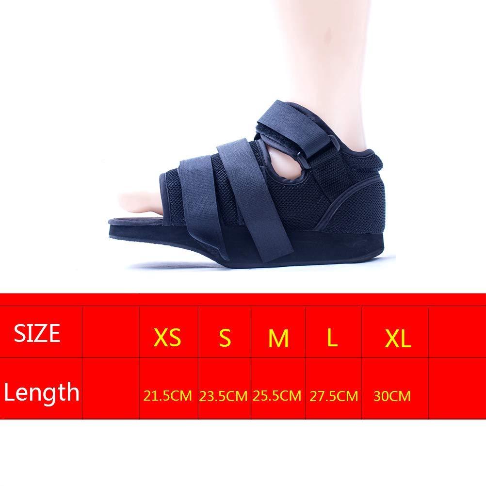 GHzzY GHzzY Post-Op Broken Toe/Foot Fracture Walking Shoe - Medical Walking Boot for Men & Women for Post Foot Injury Protection & Recovery,S