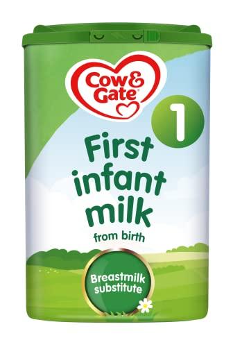 Cow & Gate Cow & Gate 1 First Infant Baby Milk Powder Formula, from Birth, 800g (Pack of 6)