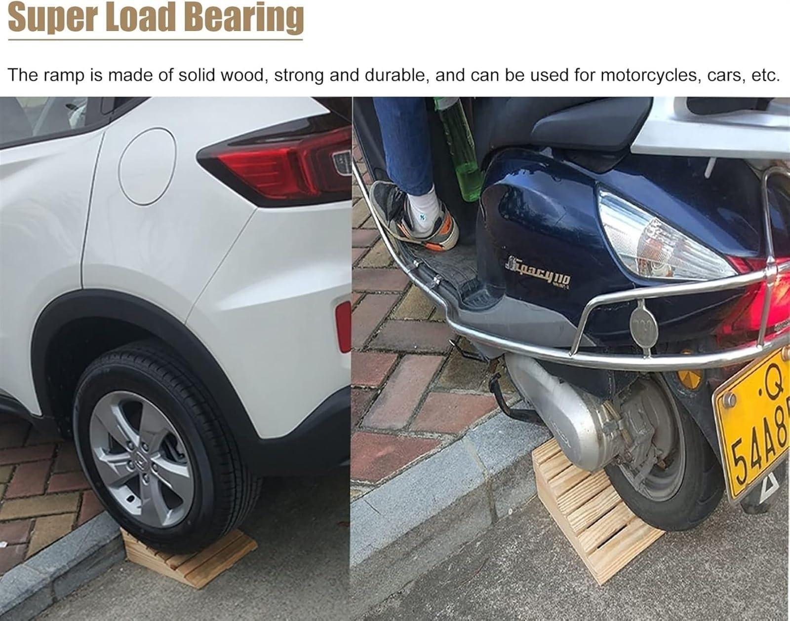 FreshCart Basics Solid Wood Threshold Ramp for Doorways Non Slip Entry Ramp for Seniors and Toddlers Mobility Ramp for Wheelchairs Bikes and Scooters 90x60x25cm