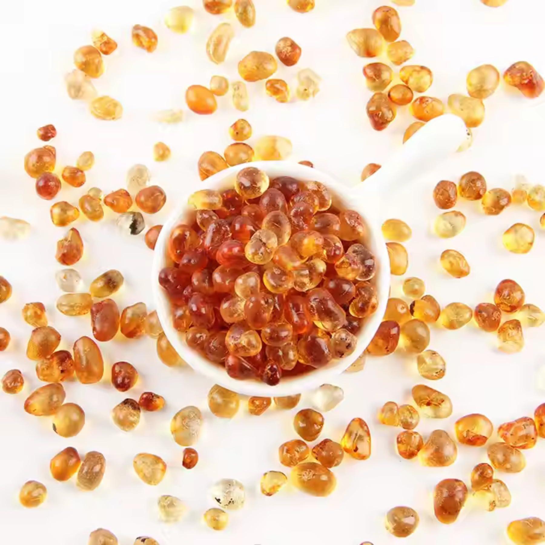 HQZMCTE HQZMCTE Nature Sweeter Dried Edible Peach Tree Gum TaoJiao Food Grade Bulk Dry Peach Gum Pure (1000g)