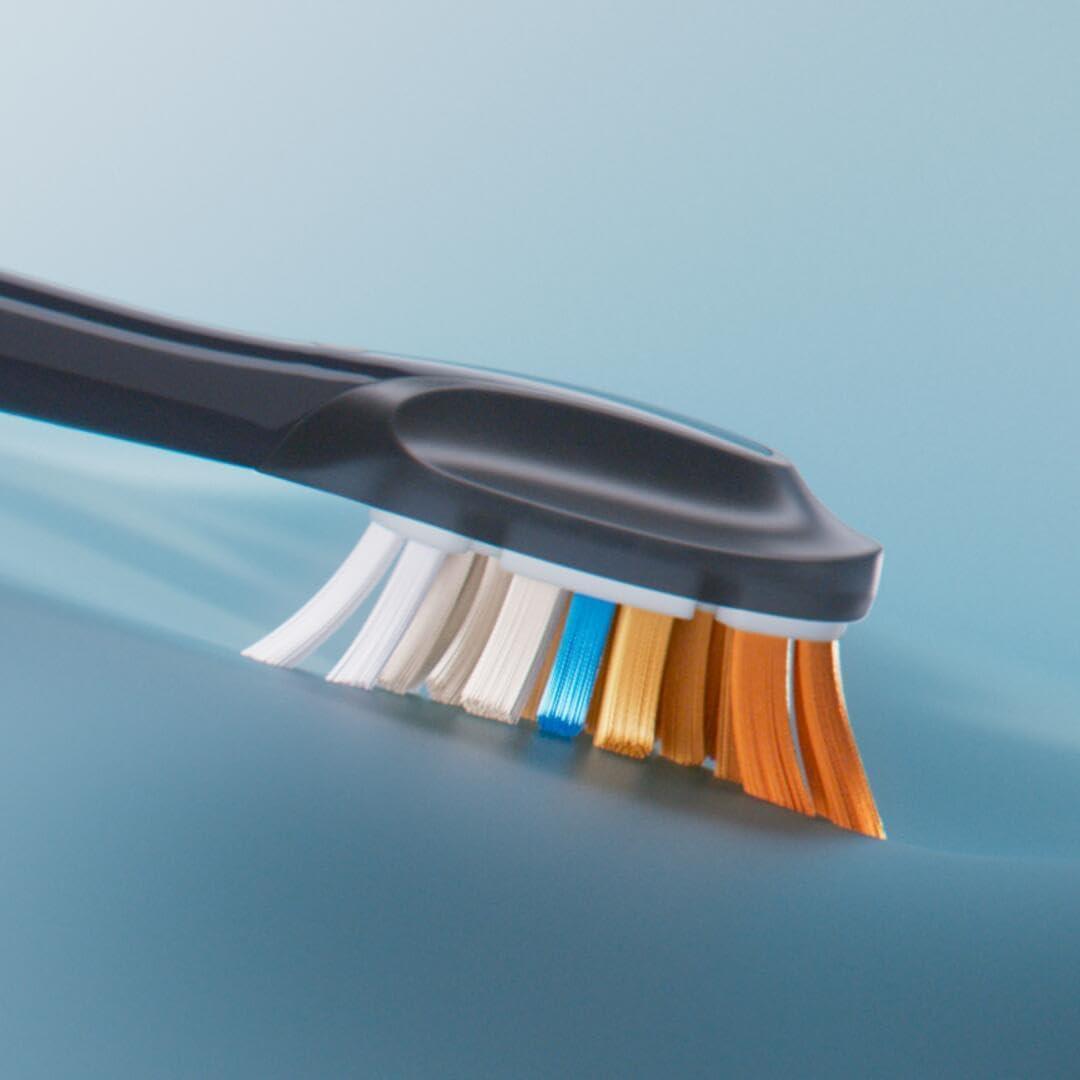 PHILIPS Philips Sonicare Genuine A3 Premium All-in-One Replacement Electric Toothbrush Head Pack of 4 Philips Sonicare Replacement Brush Heads in Black (Model HX9094/11)