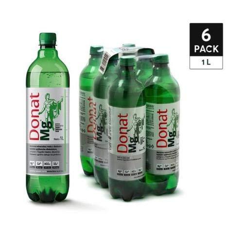 Wholefood Earth Natural Magnesium Water - 1000mg Magnesium in 1000ml \'\'Donat Mg\'\' Bulk Pack 6x1L