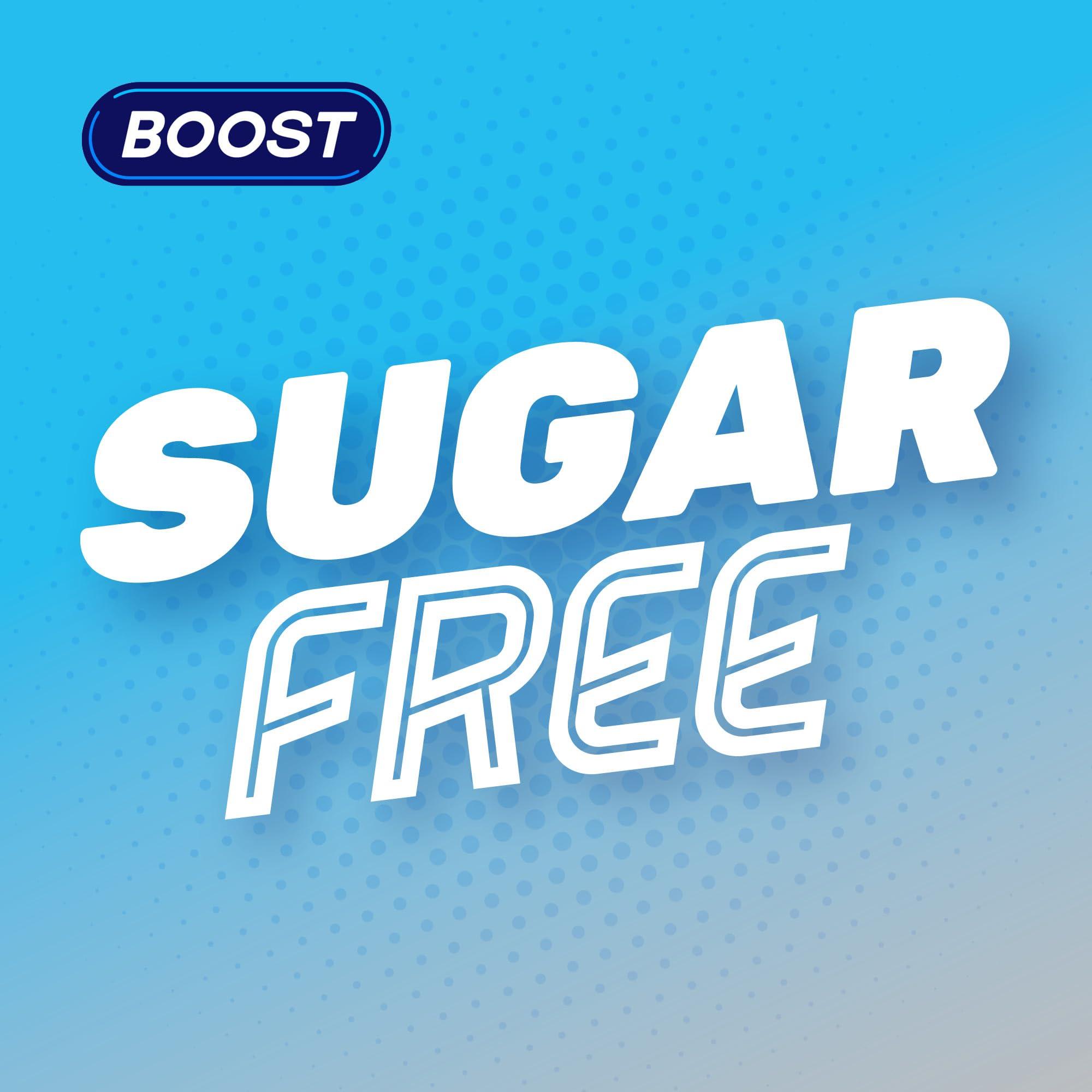 Boost Boost Energy Drink Sugar Free Original - 24 Pack Drinks with Caffeine, Taurine and Vitamin B | Carbonated Energy Drinks | Gluten Free Vegan Low Calorie Zero Sugar Fizzy Drinks | 24x250ml