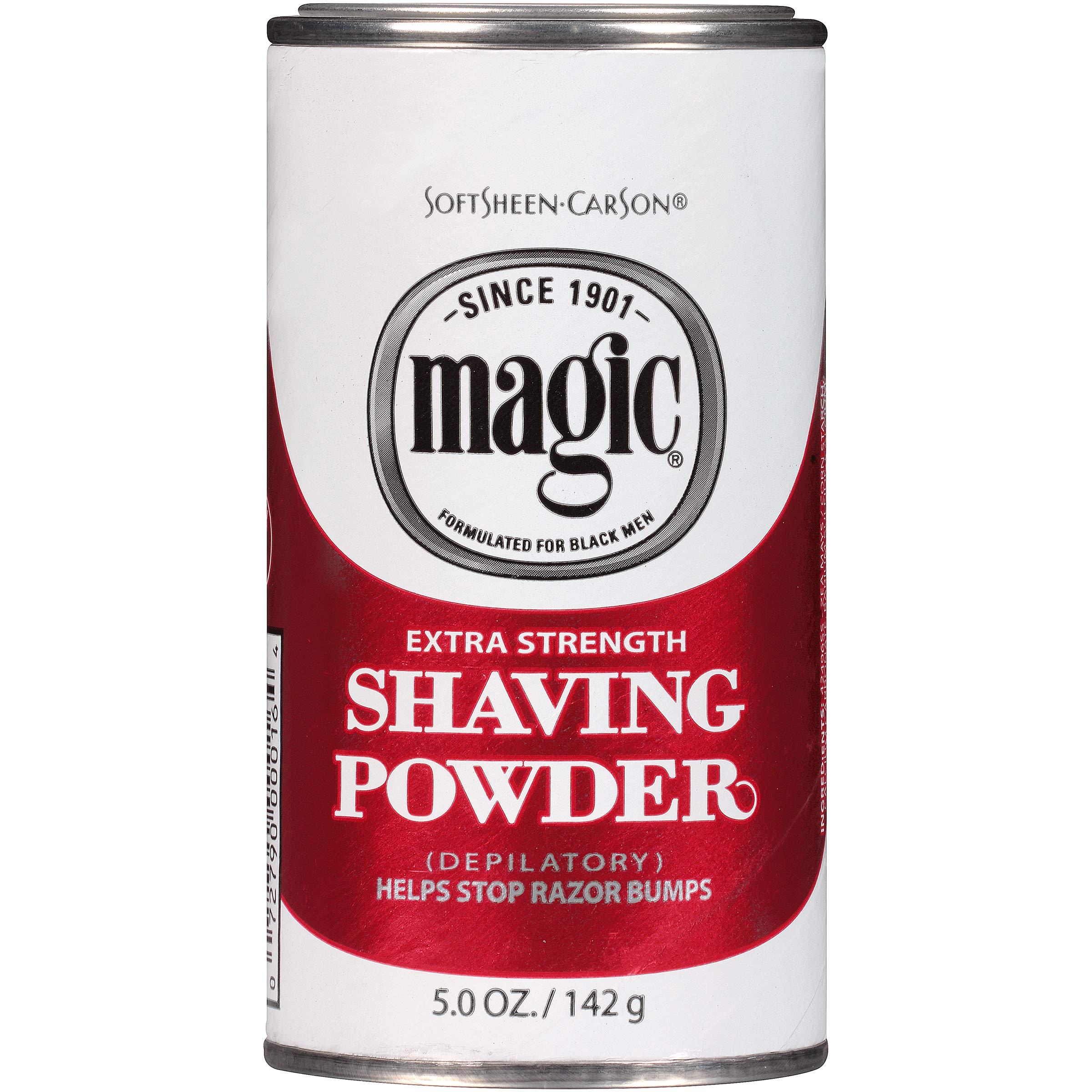 Magic SoftSheen-Carson Magic Extra Strength Shaving Powder, 5 oz