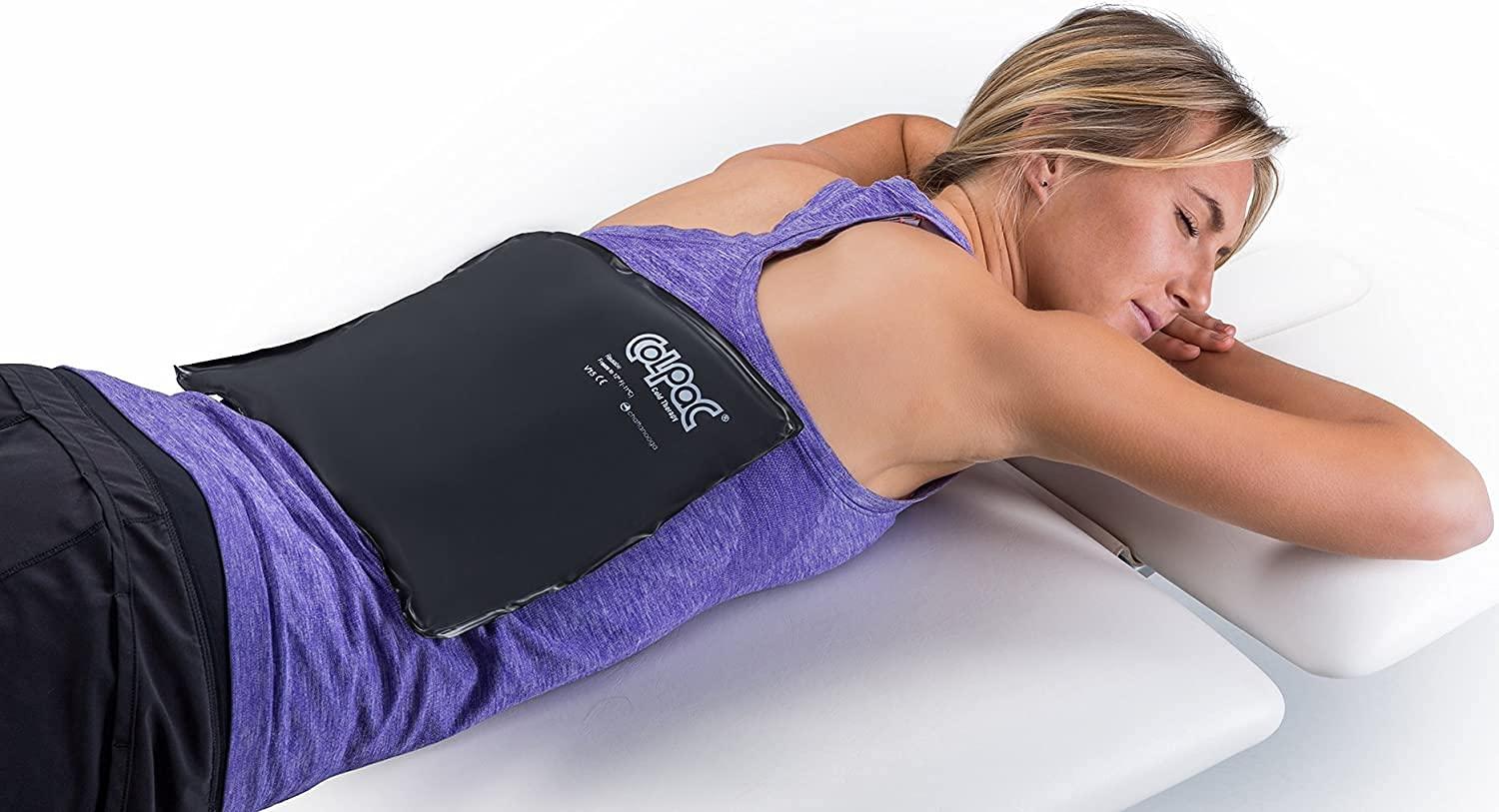 Chattanooga Chattanooga ColPac - Reusable Gel Ice Pack - Black Polyurethane - Standard - 10 in x 13.5 in - Cold Therapy - Knee, Arm, Elbow, Shoulder, Back - Aches, Swelling, Bruises, Sprains, Inflammation