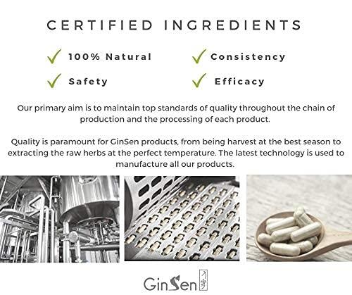 GinSen (Original) 3 Boxes Ginseng Royal Jelly Oral Liquid, Red Panax Ginseng & Royal Jelly Improves Stamina, Memory, Focus, Clarity, Immunity & Energy Support,(3x10x10ml)