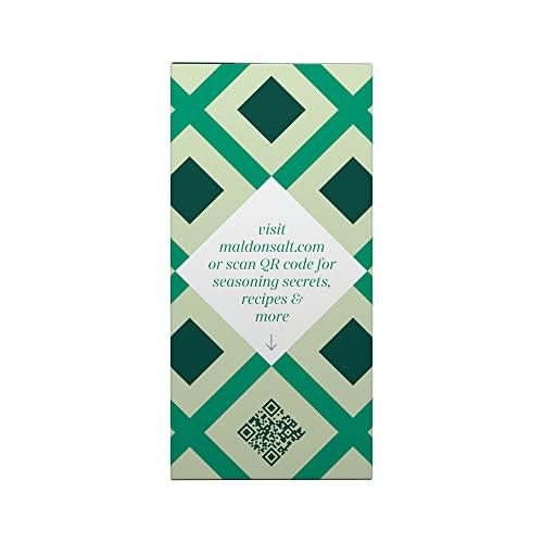 Maldon Maldon - Sea Salt Flakes, Unique Pyramid Shaped Salt Flakes, Perfect for a Wide Range of Dishes, Hand-Harvested for Four Generations, 250g Box