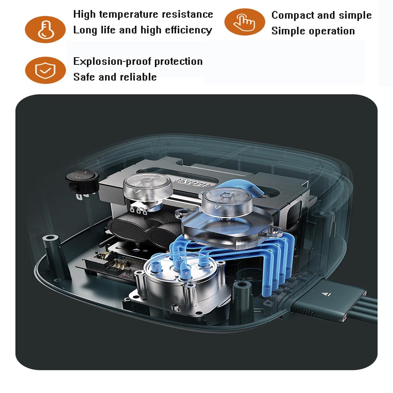 Dremdo Dremdo Electric Leg Air Compression Massager,Foot Massage Machine Portable, 6 Modeslymphatic Massage Machines with 8 Air Cushions,Black