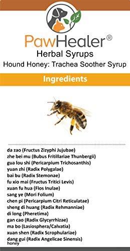 PawHealer PawHealer Hound Honey: Trachea Soother Syrup - 150 ml (5 fl oz) - Natural Herbal Remedy for Symptoms of Collapsed Trachea - Tastes Good - Easy to Administer