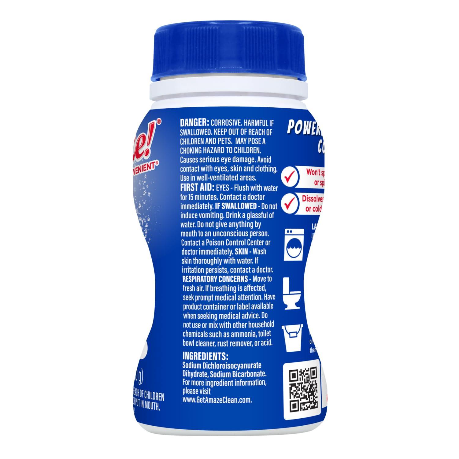 AMAZE AMAZE Bleach Tablets Ultra Concentrated Bleach Tablets for Laundry and Home Cleaning. (32 Count Original)