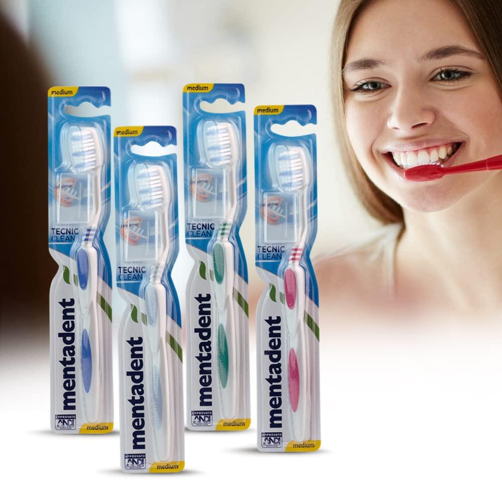 Mentadent 12x Mentadent Teeth Tecnic Clean Toothbrush Medium