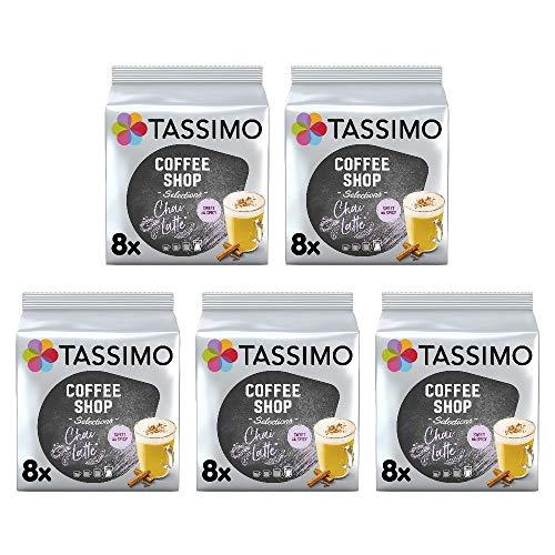 Tassimo Tassimo Coffee Shop Selections Chai Latte Coffee Pods x8 (Pack of 5, Total 40 Drinks)