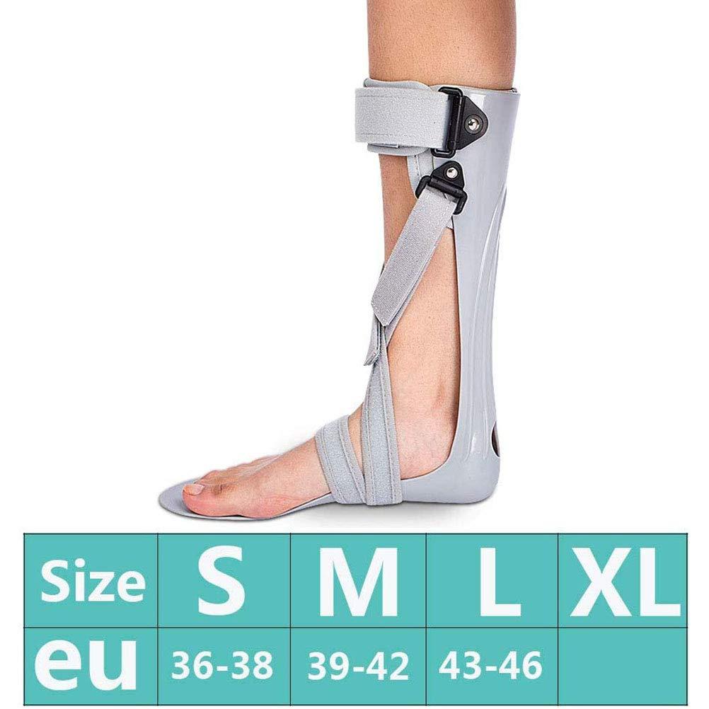FreshCart Basics AFO Drop Foot Support Splint, Ankle Foot Orthosis Support - Ankle Correction Splint for Treatment Of Plantar Fasciitis Achilles Tendonitis and Drop Foot