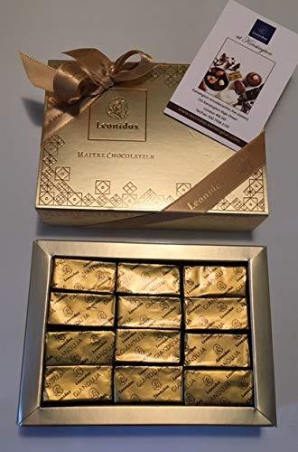 Leonidas Leonidas Gianduja 24 x Pure hazelnut praline chocolates wrapped in gold foil 280g