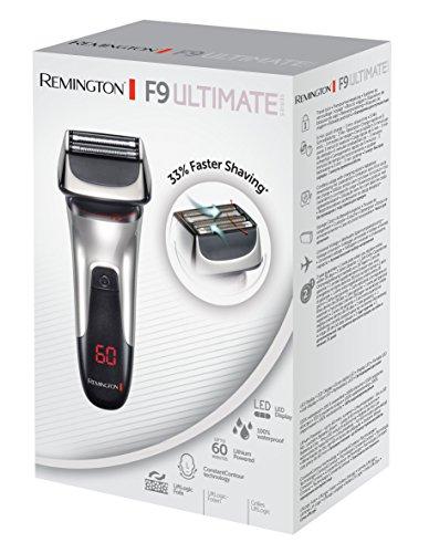 Remington Remington F9 Ultimate Series Rechargable Foil Shaver, Electric Wet and Dry Razor with Travel Case - XF9000