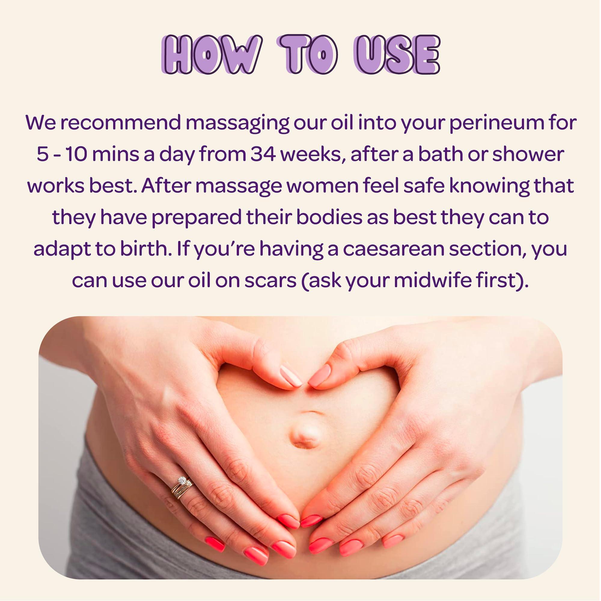 The Honest Midwife The Honest Midwife Perineal Massage Oil 50ml Reduce Tears & Trauma in Pregnancy 100% Natural Vegan Cruelty-Free Plant-Based Oils: Grape Seed, Jojoba & Avocado Oil + Vitamin E