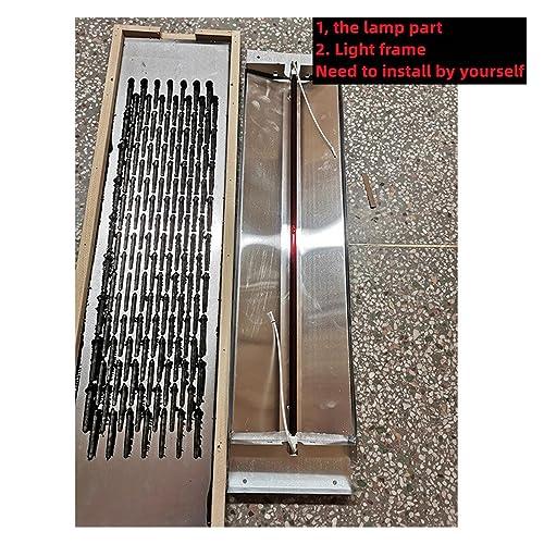 AIRYSSFU Sauna Steam Generator, Full Ceramic Infrared Sauna Heater Tube, Sauna Accessories Ceramic Sauna Heater Panel(2pcs)