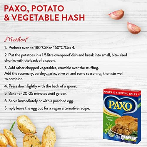 PAXO Paxo Sage and Onion Stuffing Mix, 170 g Box (Pack of 1)