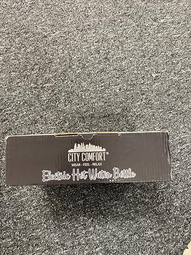 CityComfort Rechargeable Electric Hot Water Bottle Heat Pad 6 Hour Warmth Temperature Control Detachable Lead Cosy Bed Warmer Hand Warmer Pouch Gifts (Pink)