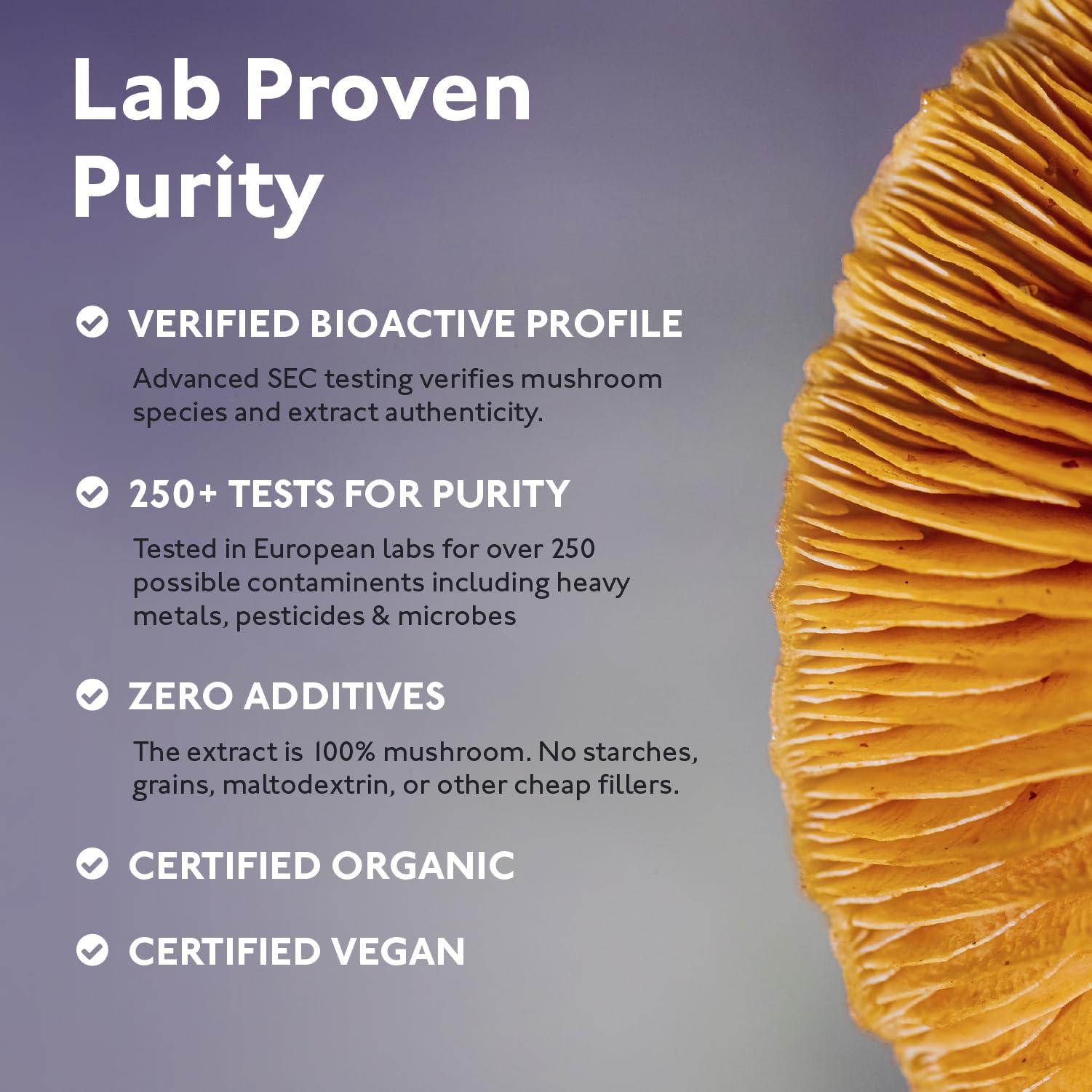 London Herbs 8 Mushroom Complex Organic Extracts 60ct