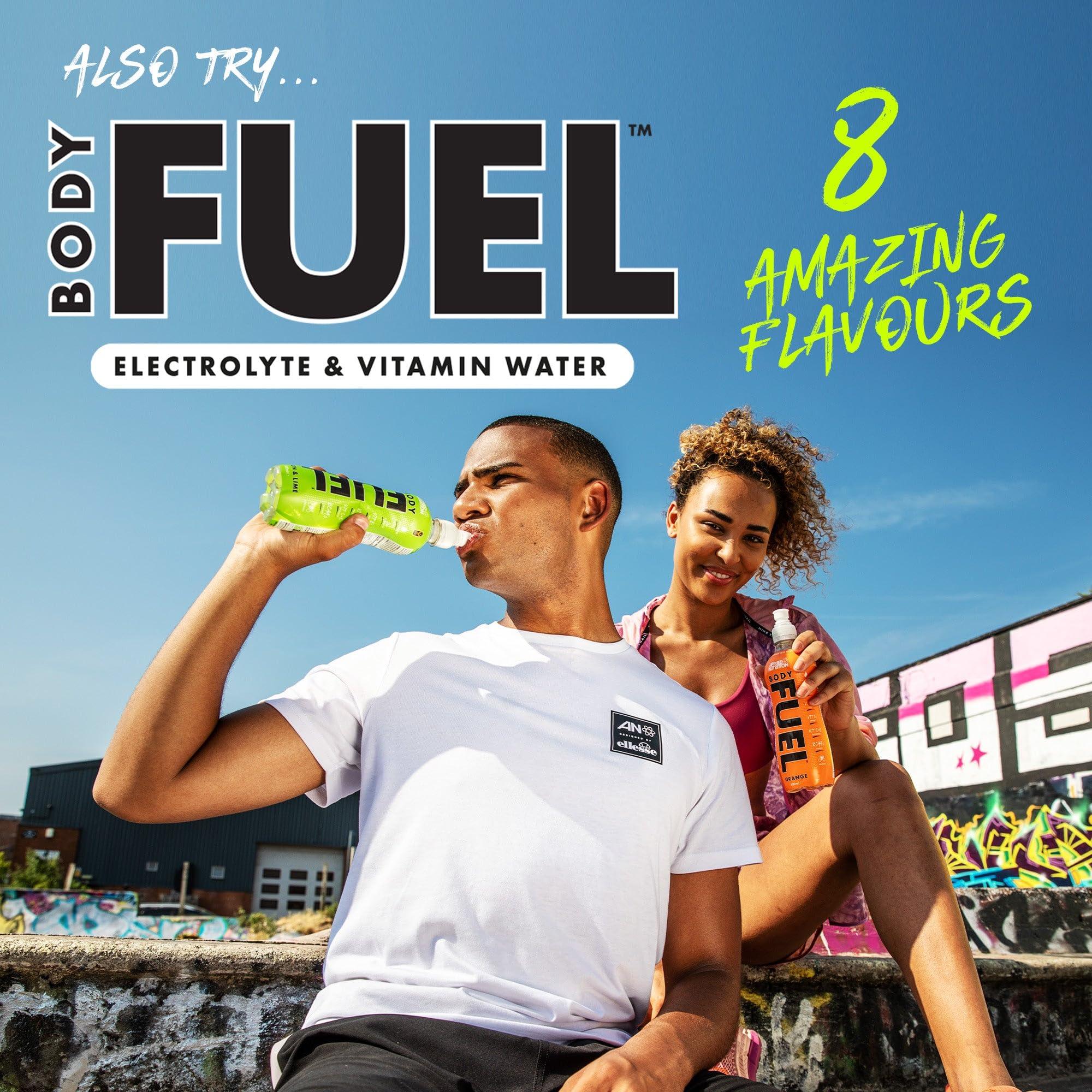 Applied Nutrition Applied Nutrition BodyFuel Energy & Vitamins Drink - Fast Energy, Energy Drink, Sugar Free with Caffeine (Pack of 12 Cans x 330ml) (Blue Raspberry)