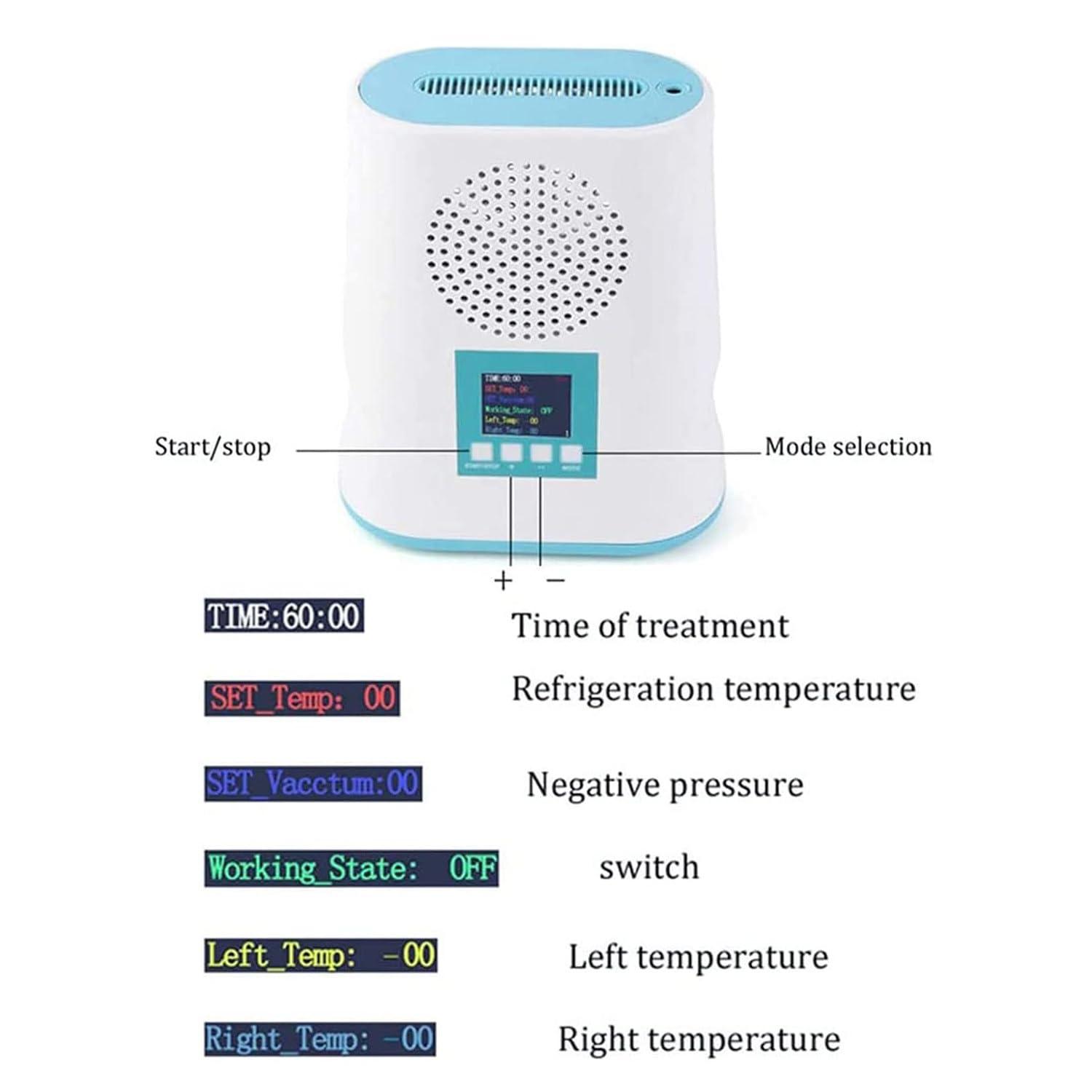 LQQYJSM LQQYJSM 90W Fat Cryoliposys Sculpting Device, Freezing Slimming Machine Burst Fat Instrument, Cool Sculpting Machine for Home, Great for Lose Belly/Arms/Legs Fat