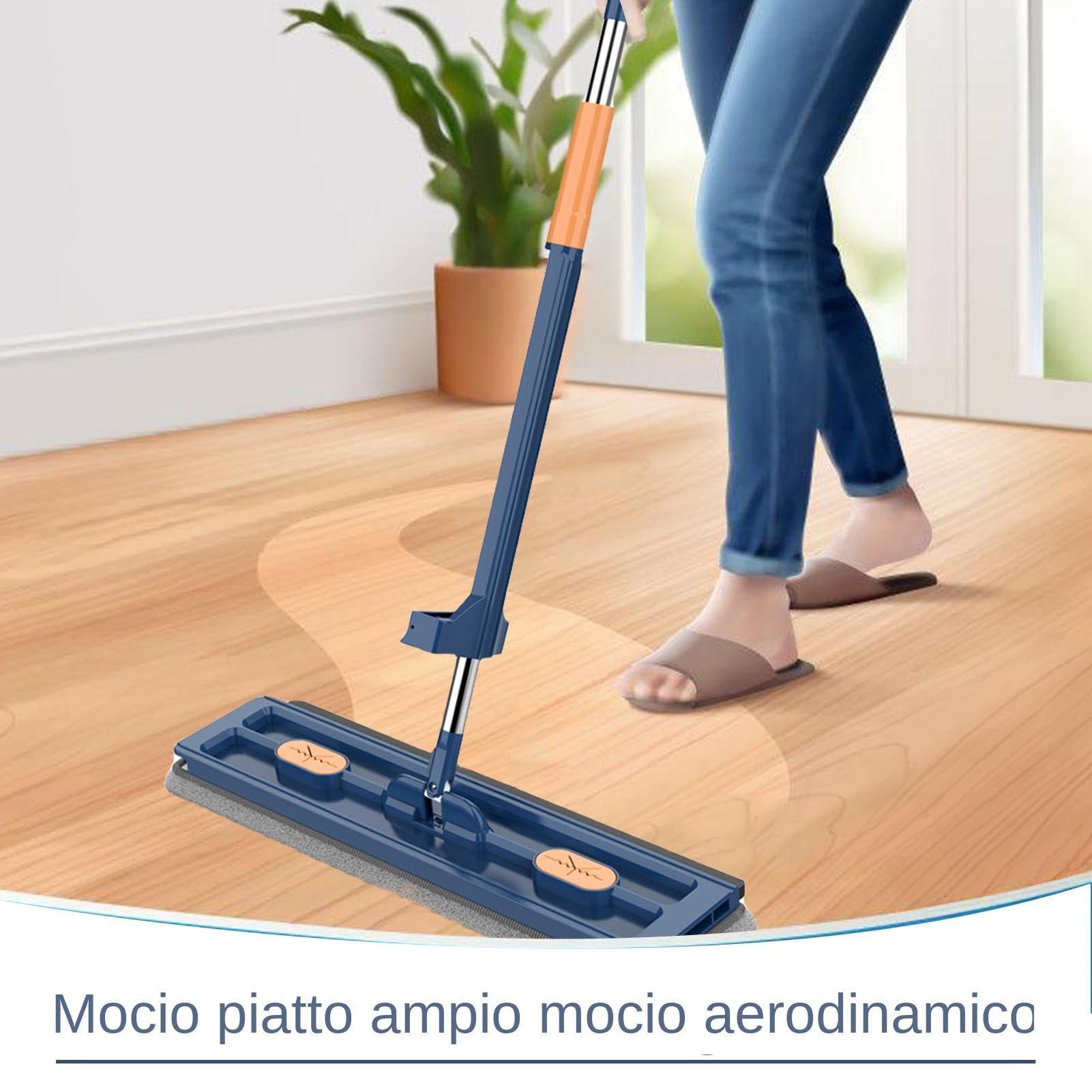 Fravsiu | Reusable Flat Mop Pads | Microfiber Floor Mop | Microfibre Mop Pads - Wet & Dry Dust Mop Pads with 2 Reusable Microfiber Pads