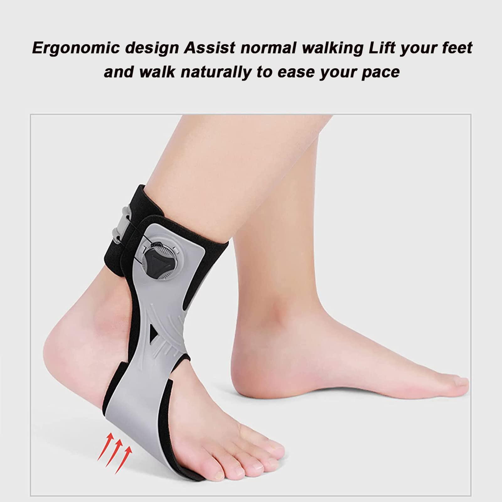 FreshCart Basics Foot Drop Brace,Foot Drop Orthosis, Adjustable AFO Ankle Orthosis Splint Support, Drop Foot Brace Orthosis, for Foot Drop Plantar Fasciitis Achilles Tendonitisi
