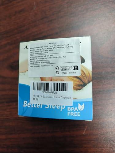 PHCOMRICH PHCOMRICH Anti Snoring Device Silicone Tongue Retaining Stop Snoring Solution Premium Tongue Retainer