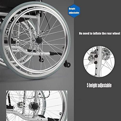 WWTSMYXGS Manual air, a Portable Folding air handbrake for The Elderly, The Disabled