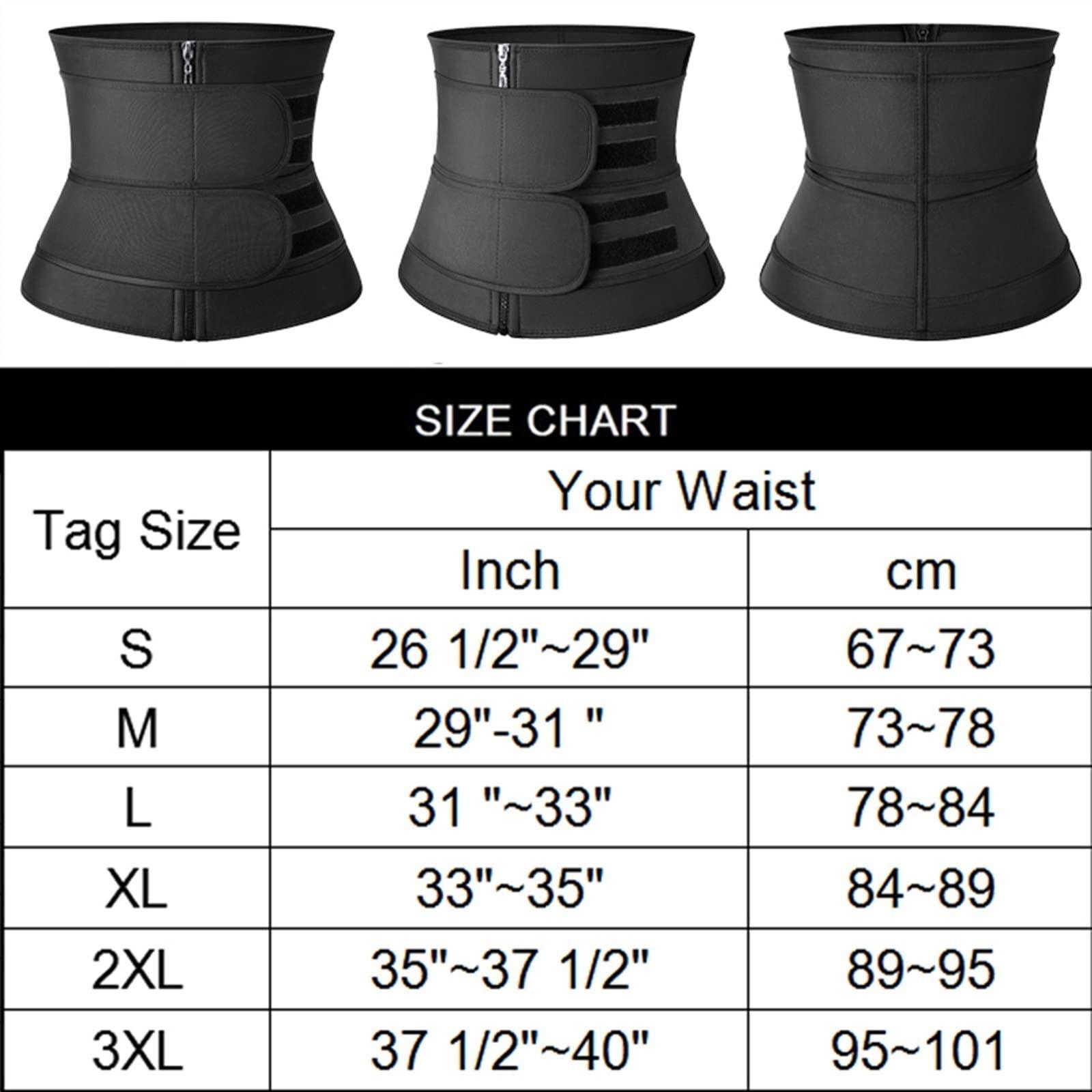 FANFENG FANFENG Women\'s Postpartum Belly Belt Back Posture Corrector Wasit Trainer Adjustable Double Pull Lumbar Support Corset (Color : Grey, Size : XXL/XX-Large)