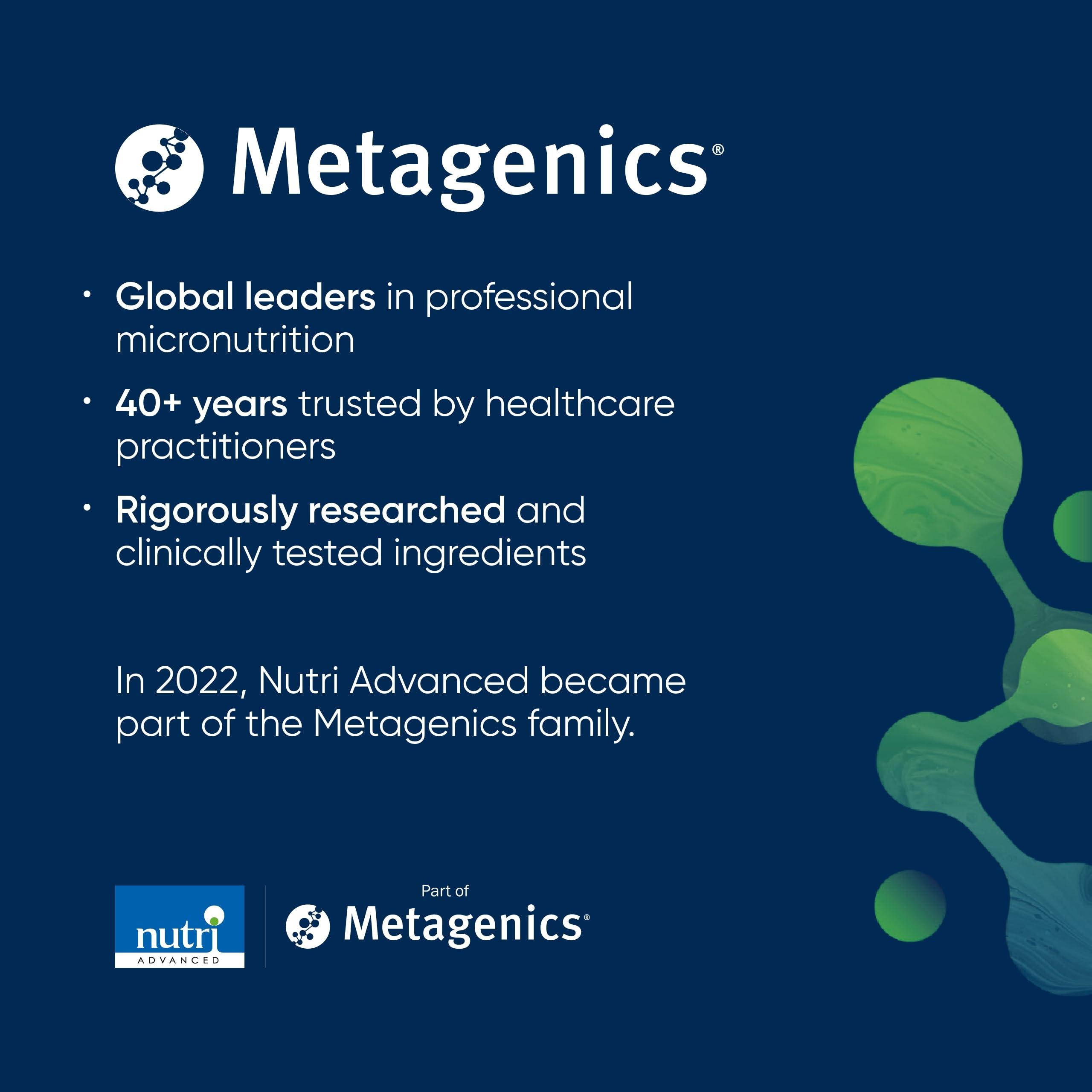 Metagenics Metagenics Omegagenics - High Strength Omega-3 Pure Fish Oil Supplement - 1000mg EPA & DHA - 60 Capsules
