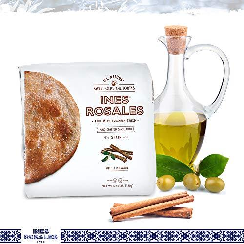 Ines Rosales Ines Rosales Sweet Olive Oil Tortas with Cinnamon, Spanish Snacks, 14 x 120g