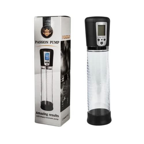 Spenic Men\'s Handheld Vacuum Pump Massager with ED Panel Screen Men\'s Vacuum Pump, Electric Massager Men\'s Muscle Pump for Body Massage Relaxation, Stress Relief Massage Equipment Device Tool