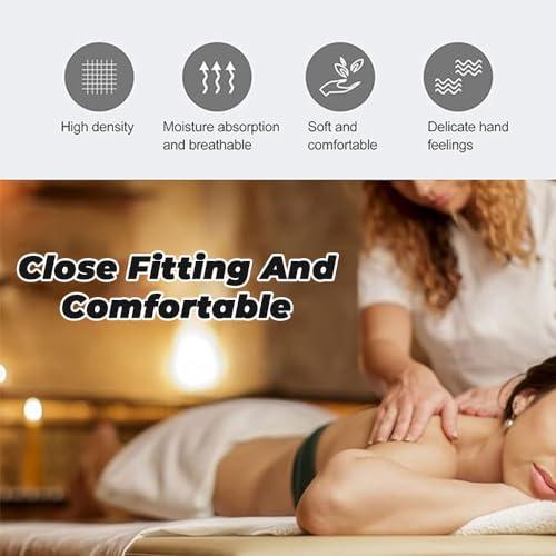 Morbuy Morbuy Massage Bed Cover Sheet with Face Hole, Microfibre Beauty Bed CoverSoft Thick Washable SPA Massage Table Face Towel Suitable for Salons SPA and Therapists (Blankets with Hole 200x100cm,Grey)