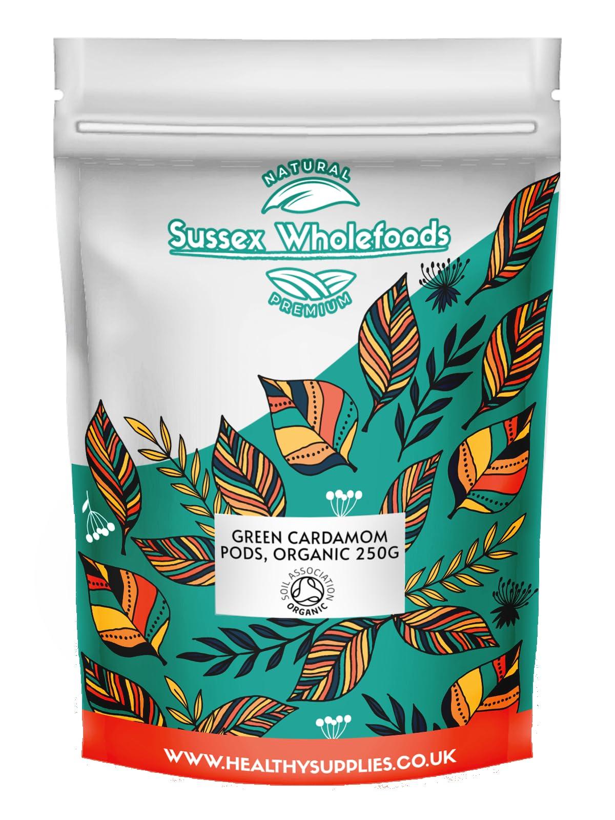 Sussex Wholefoods Sussex Wholefoods Organic Green Cardamom Pods 250g