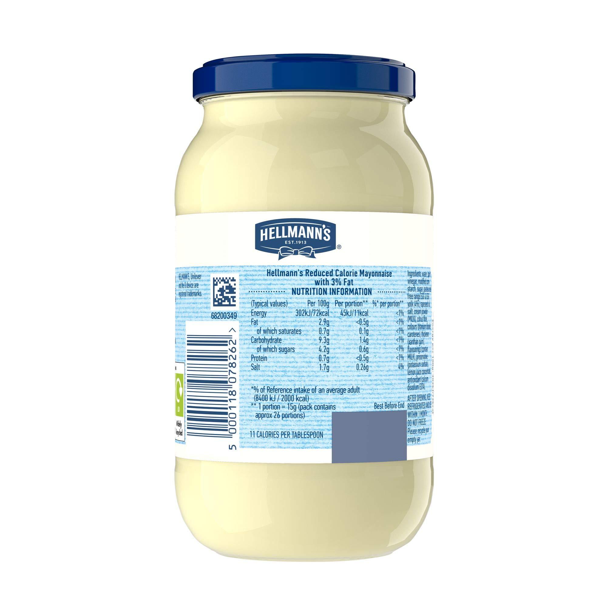 Hellmann's Hellmann\'s Lighter Than Light Mayonnaise same great taste light mayo for sandwiches, wraps and salads 400 g