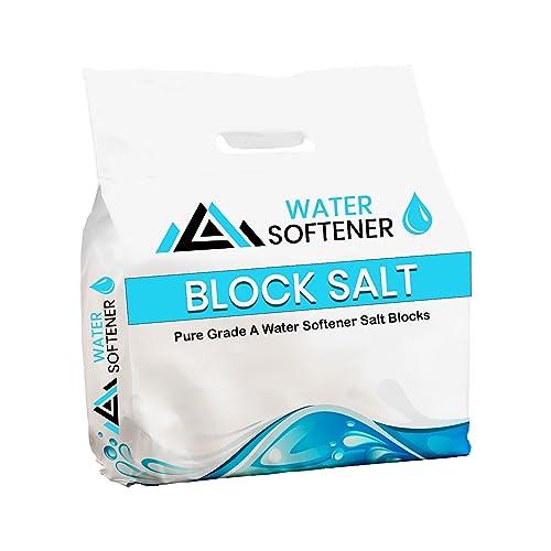 PERFECTONISH Perfectonish Pure Grade A Water Softener Salt Blocks -Fast Dissolving For Shinier Home | Water Softener Salt, Block Salt, Water Filtration & Softeners 2-Salt Blocks Per Bag (2)