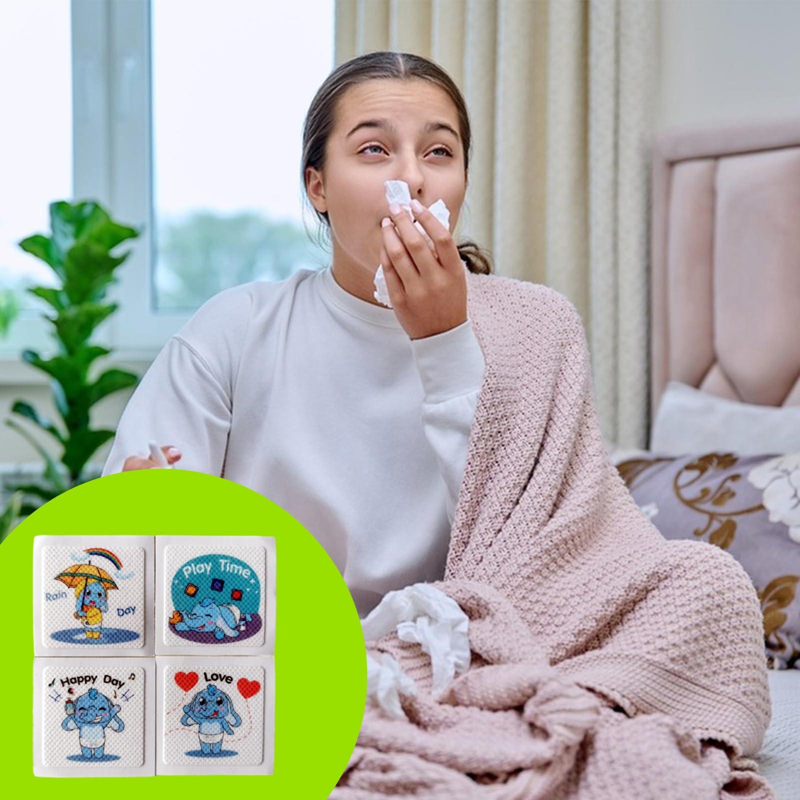 Neamou Stuffy Nose Relief Baby Patch, Natural Patch | Cough Relief Patch, Sleeping Patches for Kids Over 6 Months, Facilitate Breathing Neamou